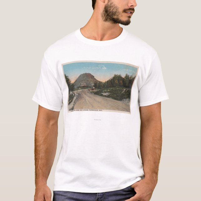 Thermopolis, WY - View of Big Horn Driveway T-Shirt (Front)