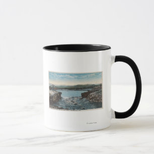 Thermopolis, WY - View of Bridge over Big Horn Mug