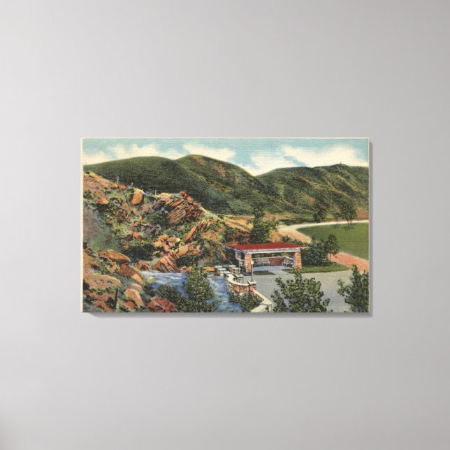 Thermopolis, Wyoming Canvas Print (Front)