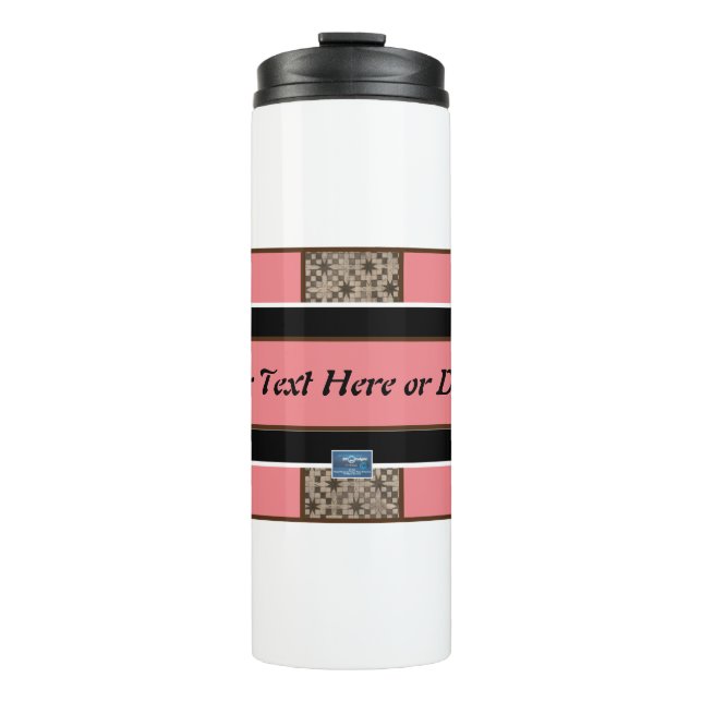 Thermos (2Peach LED S.C.C.) RFPMDesigns ©️2023 Thermal Tumbler (Front)