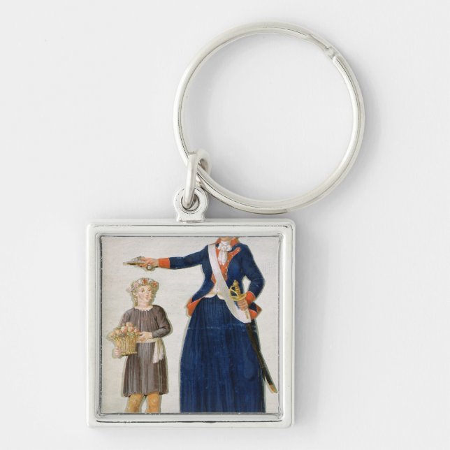 Theroigne de Mericourt Key Ring (Front)