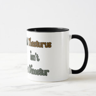 Thesaurus Dinosaur Mug