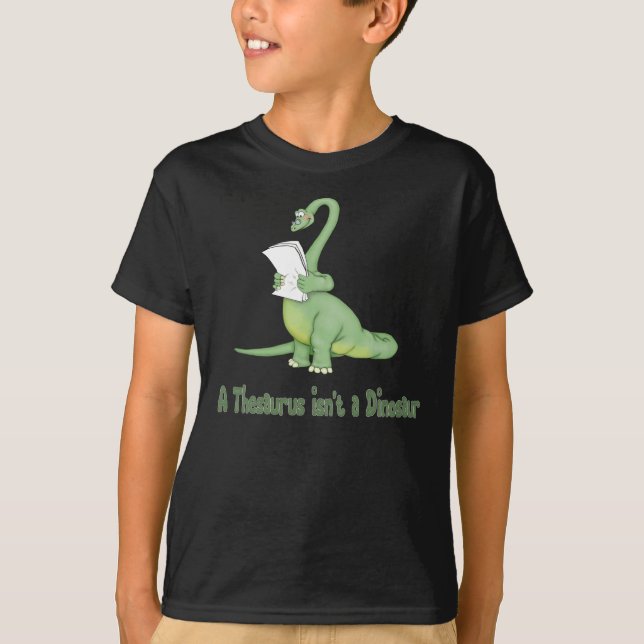 Thesaurus Dinosaur T-Shirt (Front)