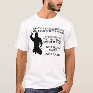 Thesaurus Ninjas Funny Ninja Shirt