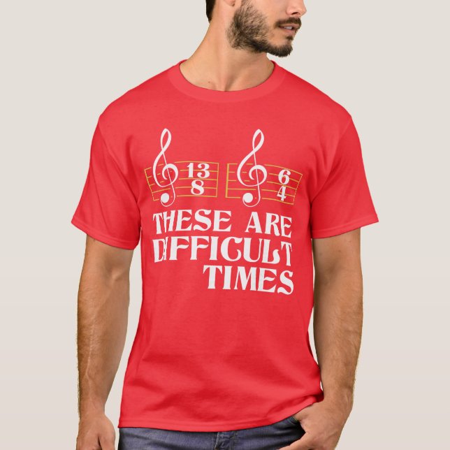 These are Difficultimes Classical Music Composerea T-Shirt (Front)