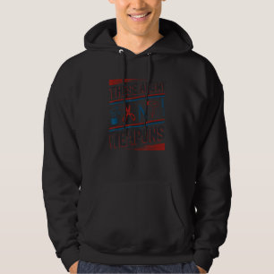 These Are My Weapons Barbershop Hairstylist Barber Hoodie