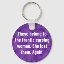 These belong to the frantic cursing woman