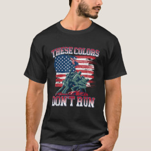 These colour don t run American Flag T-Shirt