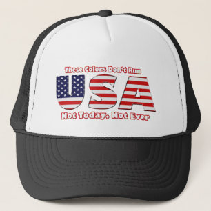 These Colours don't Run America Trucker Hat