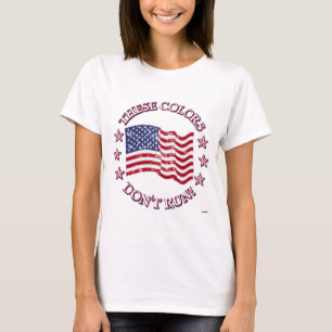 These Colours Don't Run! American Flag & Stars T-Shirt
