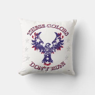 These Colours Don't Run! Eagle Stars & Stripes Cushion