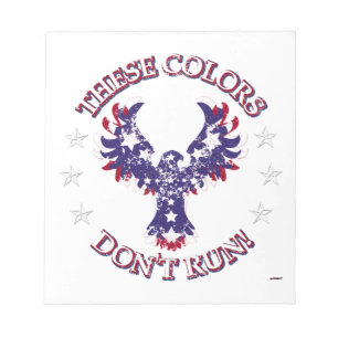 These Colours Don't Run! Eagle Stars & Stripes Notepad