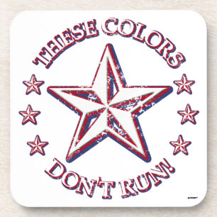 These Colours Don't Run! Star Coaster