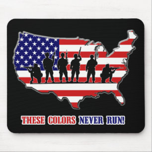 These Colours Never Run!  Mousepad
