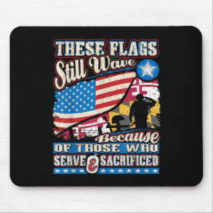These Flags Still Wave Shirt, Maryland Memorial Da Mouse Mat