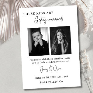 These Kids Are Getting Married Rehearsal Invitatio Invitation