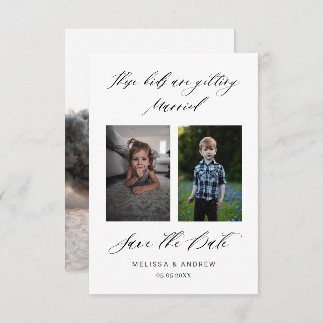 These Kids are Getting Married Save the Date (Front/Back)