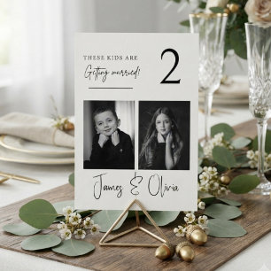 These Kids Are Getting Married Table Number