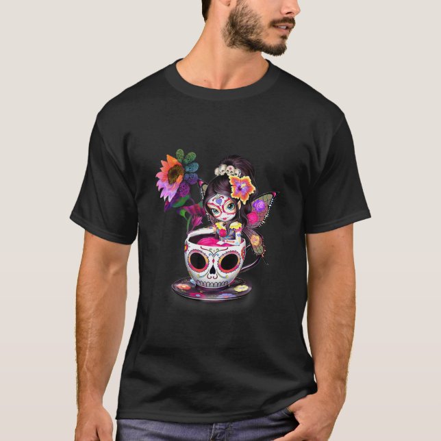 These Little Sugar Skull Fairies Are In So Cool T-Shirt (Front)