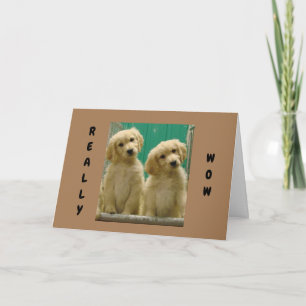 THESE PUPS CAN'T BELIEVE YOU ARE "40" CARD