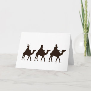 These Three Kings of Orient Are Christmas Drawing Holiday Card