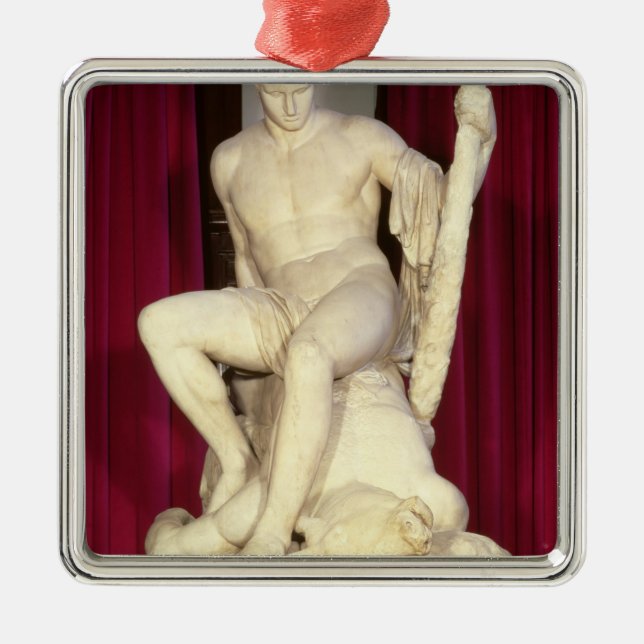 Theseus and the Minotaur, 1782 Metal Tree Decoration (Front)