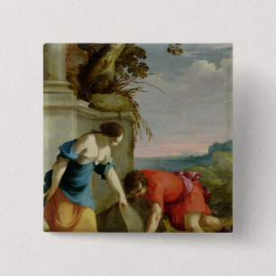 Theseus Finding his Father's Sword, 1634 15 Cm Square Badge