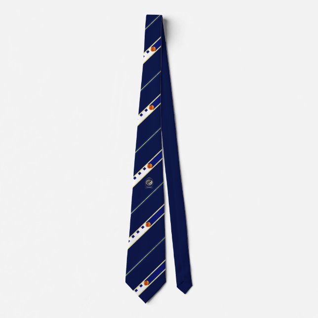 Thessaloniki stripes flag tie (Front)