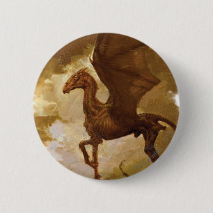 Thestral 6 Cm Round Badge