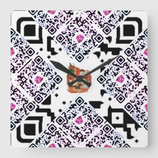 #thesurfingmermaid_Florida Square Wall Clock