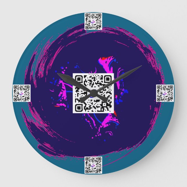 #thesurfingmermaid #SWAG@MAGHIE.ORG Large Clock (Front)