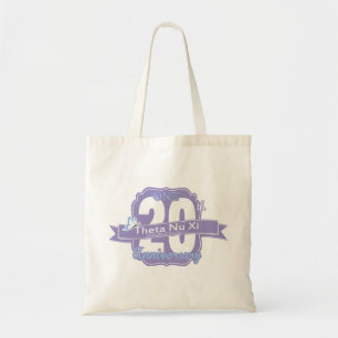 Theta Nu Xi 20th Anniversary Canvas Tote Bag