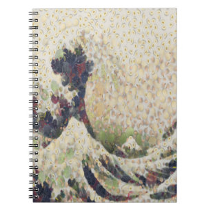 TheThe Great Wave Of Honeydew Melon Fine Art Spoof Notebook