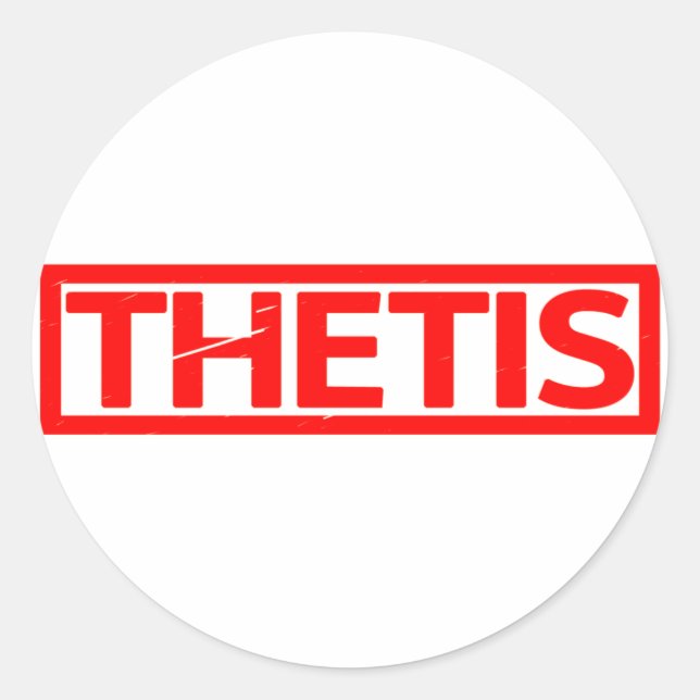 Thetis Stamp Classic Round Sticker (Front)