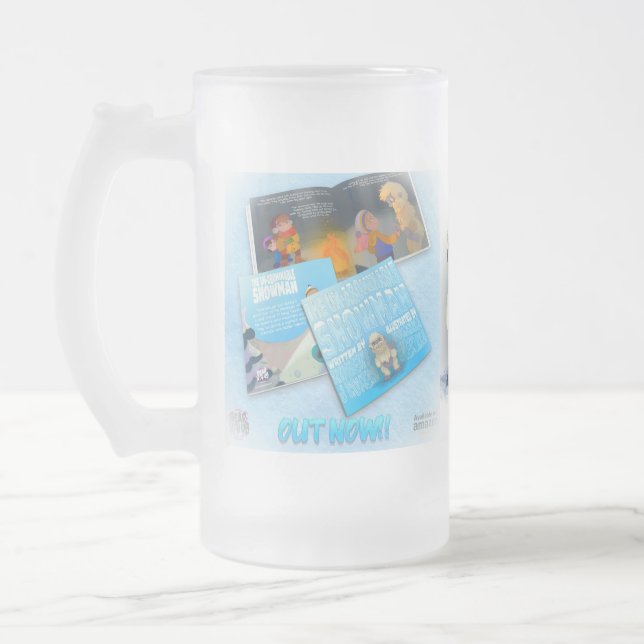 #TheUnAbominableSnowman 2 Frosted Glass Beer Mug (Left)