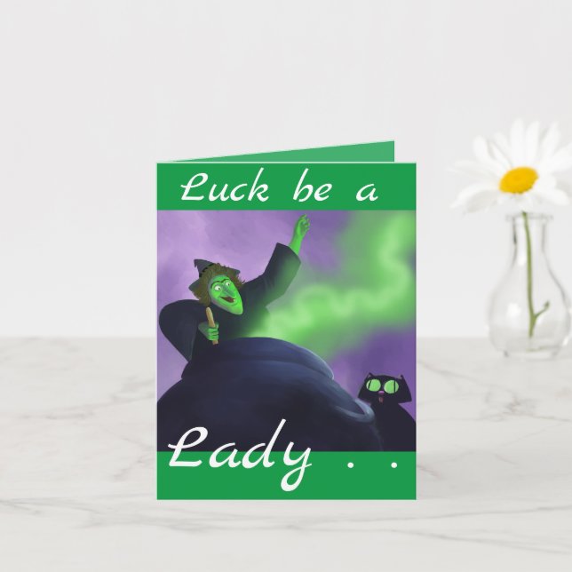 #TheWitchesRecipe Happy Green Day Card (Small Plant)