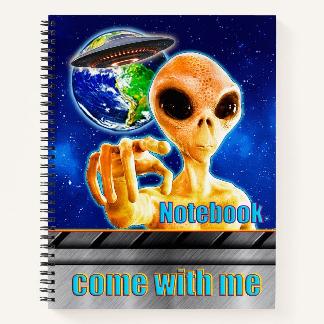 THEY ARE ALREADY HERE - COME WITH ME design collec Notebook (Front)
