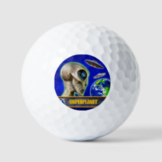 THEY ARE ALREADY HERE - SUPERPLANET design collect Golf Balls