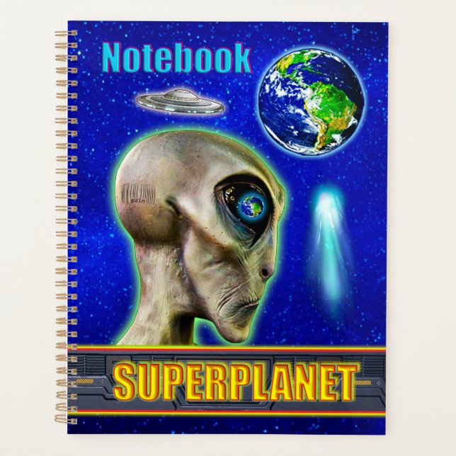 THEY ARE ALREADY HERE - SUPERPLANET design collect Planner (Front)