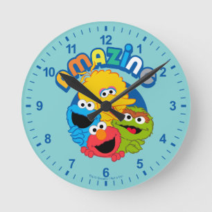 They Are Amazing Round Clock