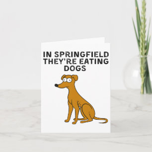 They Are Eating Dogs Trump Kamala Harris Debate  Card