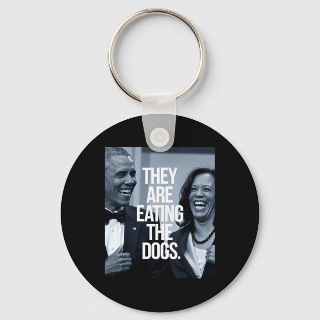 They Are Eating The Dogs  Key Ring (Front)
