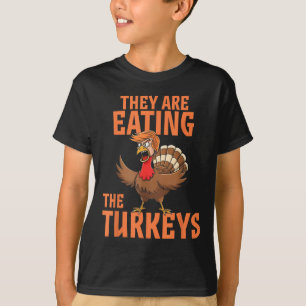 They Are Eating Turkey Funny Donald Trump T-Shirt