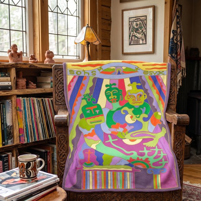 They are Here Fleece Blanket (Creator Uploaded)