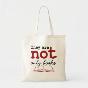 They Are Not Only Books Bookworm Reading Lover Tote Bag