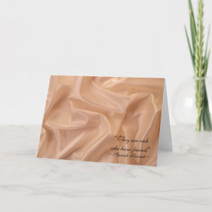 "They are rich who have friends" Note Cards