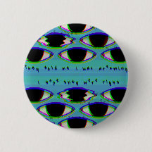 They Are Watching - Glitched Dreamcore Pin