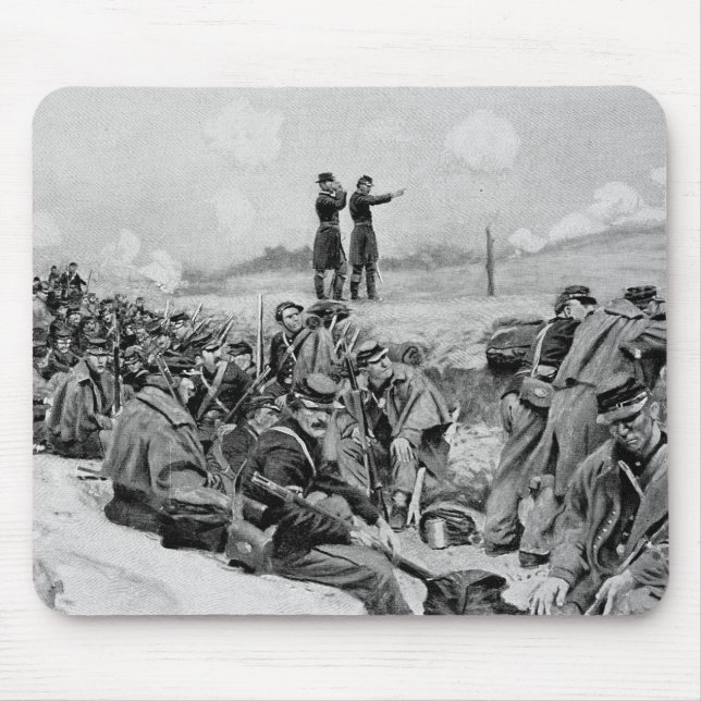They Awaited the Order to Charge Mouse Mat (Front)