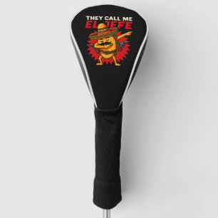 They Call Me El Jefe Taco Funny Boss Cinco De Mayo Golf Head Cover