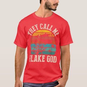 They Call Me Flake God Funny Aquarist Aquarium Fis T-Shirt